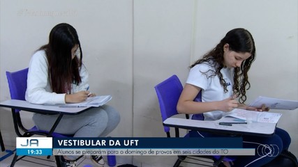 Candidatos fazem as provas do vestibular da UFT neste domingo (19); confira