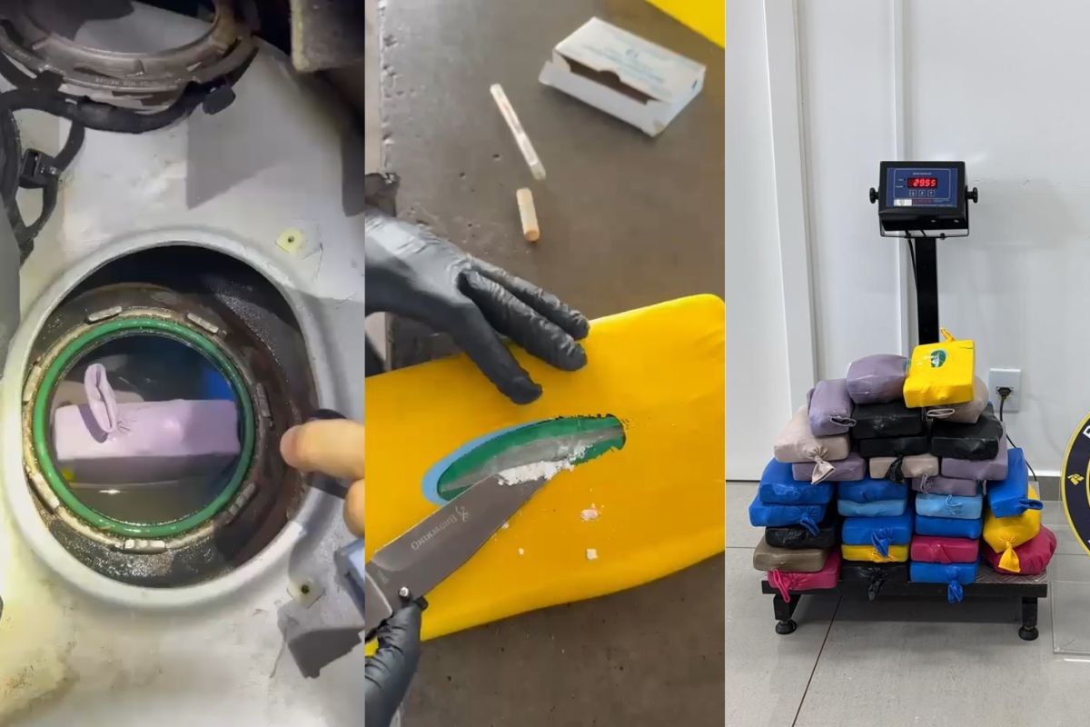 Receita Federal apreende 30 kg de cocaína escondida em tanque de combustível em MS