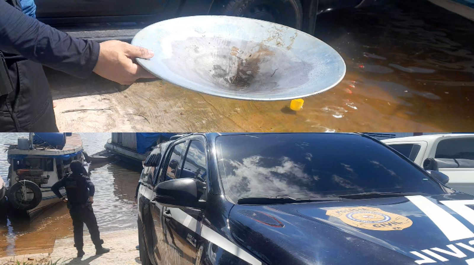 Operação conjunta combate garimpo ilegal e resulta em 15 detidos no interior de Oriximiná