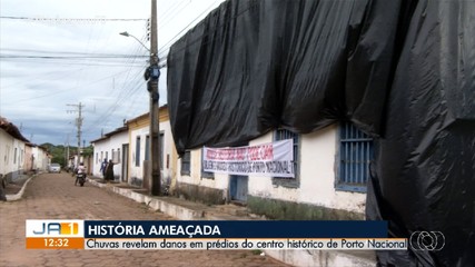 Chuvas trazem riscos ao patrimônio histórico de Porto Nacional