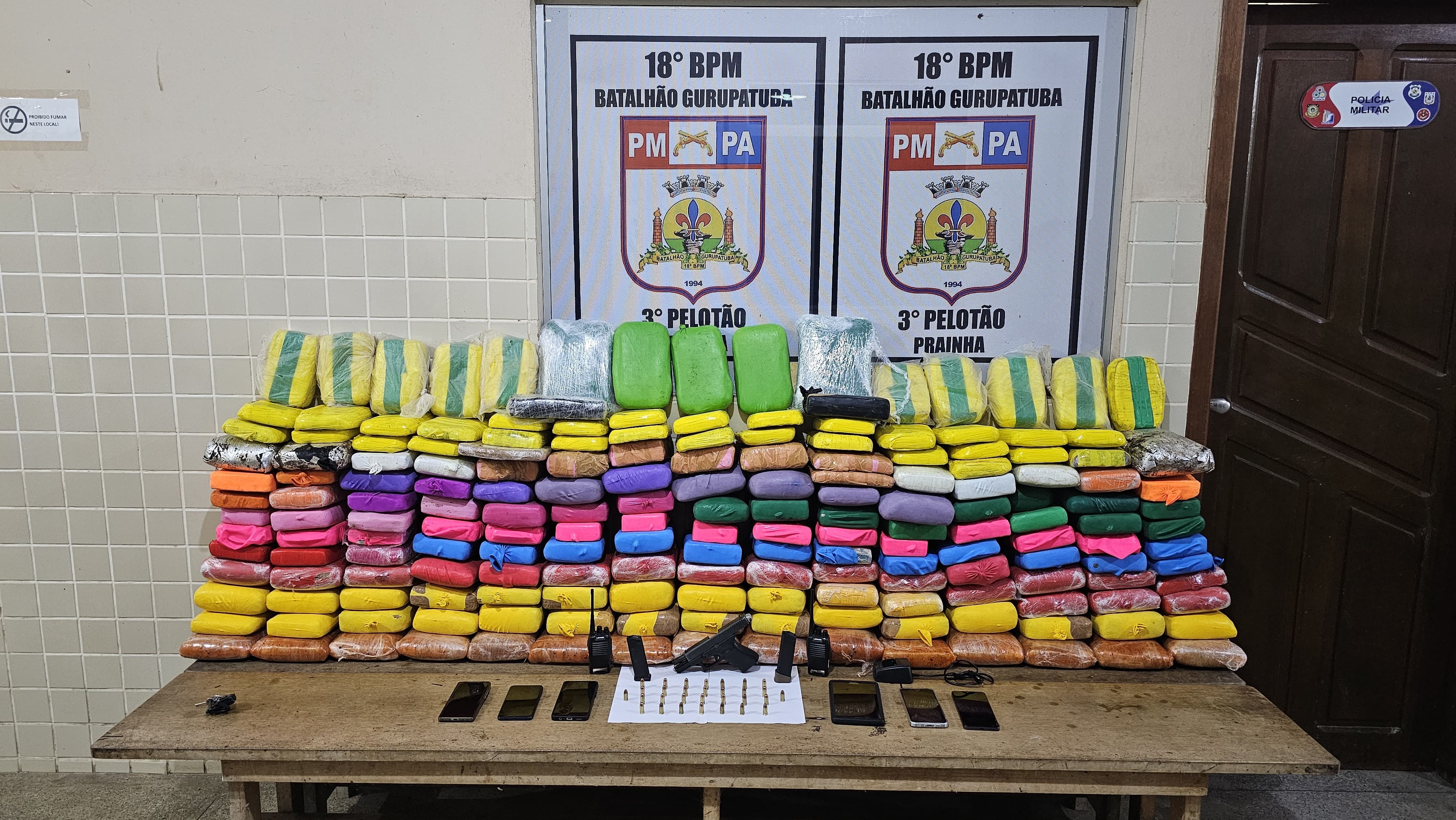 18º BPM alcança 4º lugar no ranking estadual de apreensões de drogas em 2025