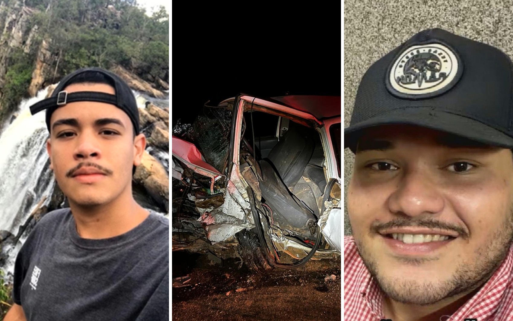 Jovens da mesma igreja morrem após carros baterem de frente na BR-414