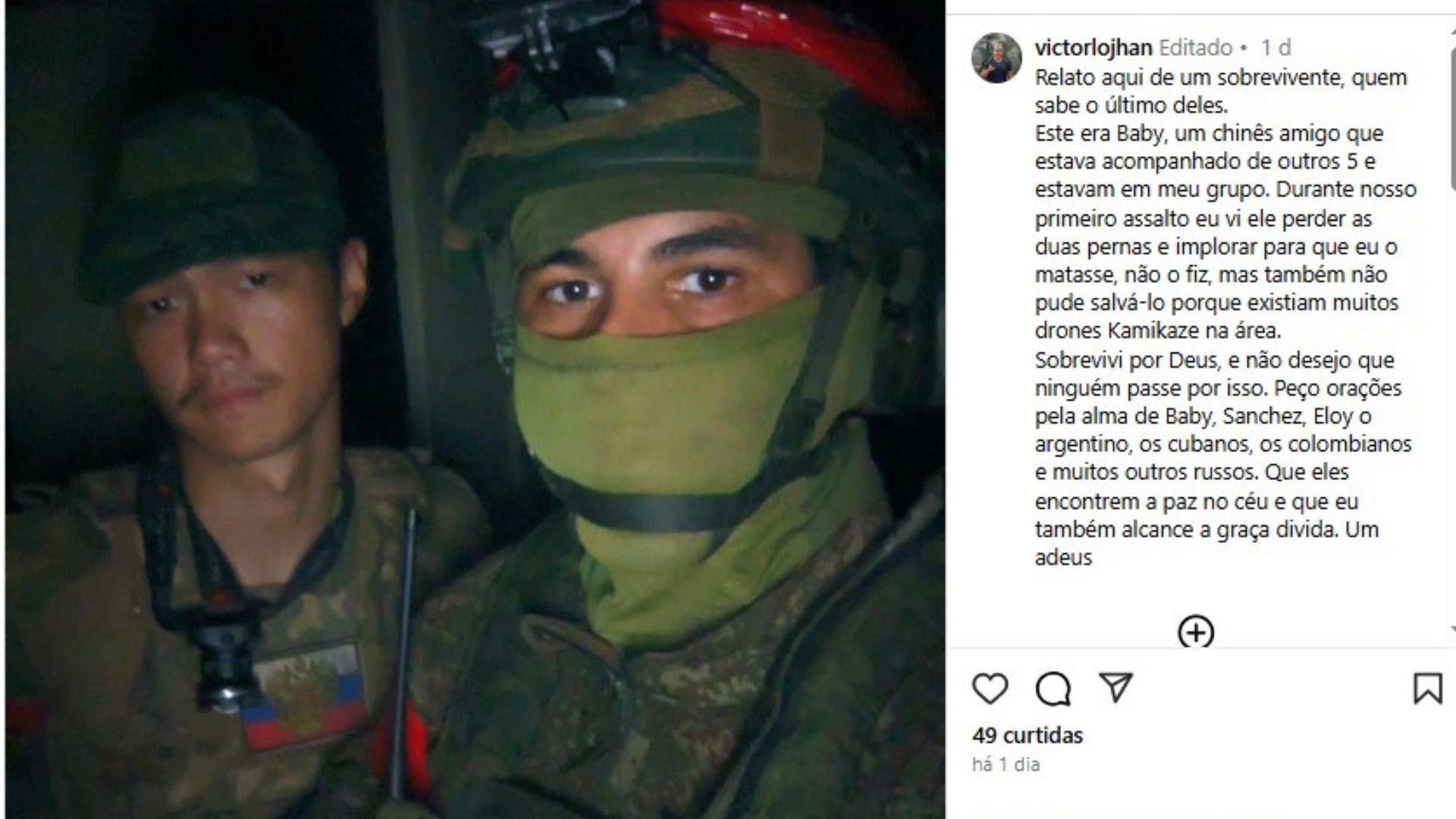 Família brasileira pede ajuda para resgatar jovem que viajou à Rússia para lutar na guerra contra a Ucrânia