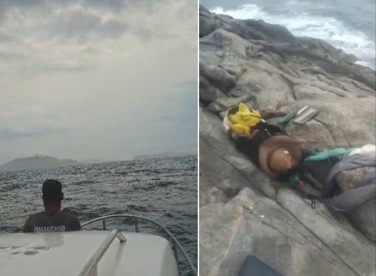 Quatro pescadores estão desaparecidos em Arraial do Cabo em dois casos distintos