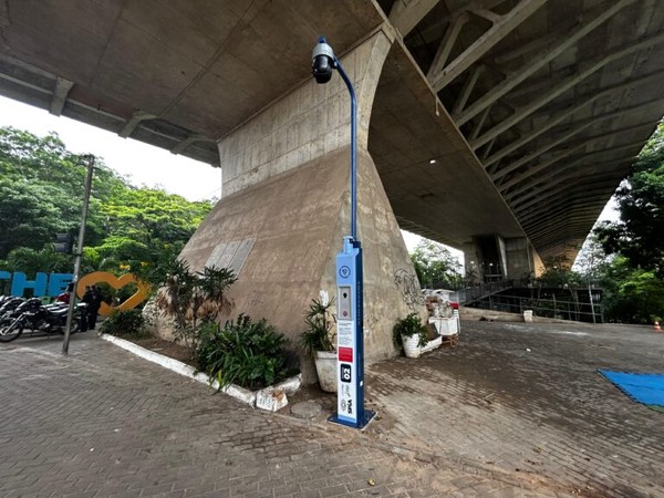 Totem do Sistema de Policiamento por Inteligência Artificial. — Foto: Ascom SSP-PI