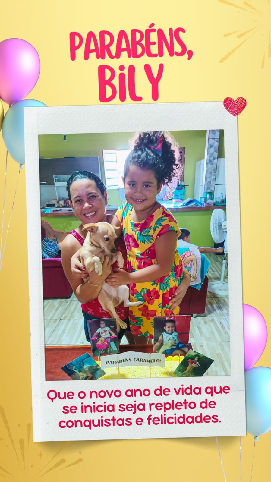 Cachorro caramelo ganha festa de aniversário de 3 anos com bolo e DJ no Acre: 'Filho de quatro patas’, diz tutor 