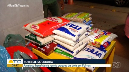 Futebol Solidário arrecada alimentos para famílias em vulnerabilidade social