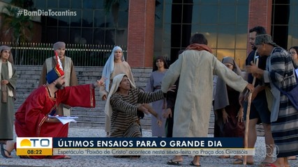 Espetáculo da Paixão de Cristo vai acontecer nesta sexta-feira (29) na Praça dos Girassóis
