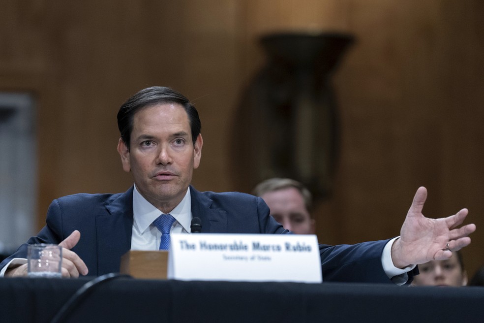 Marco Rubio, secretário de Estado dos EUA — Foto: AP Photo/Jose Luis Magana