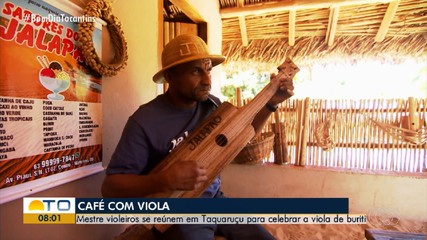Mestres violeiros se reúnem para celebrar a viola de buriti em Taquaruçu