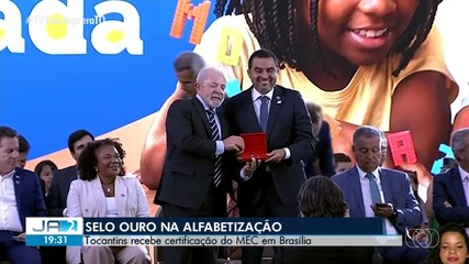 Tocantins recebe selo ouro na alfabetização