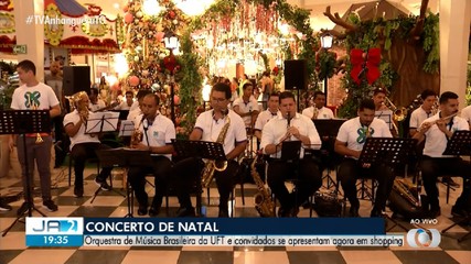 Concerto de Natal é realidado em shopping de Palmas; confira