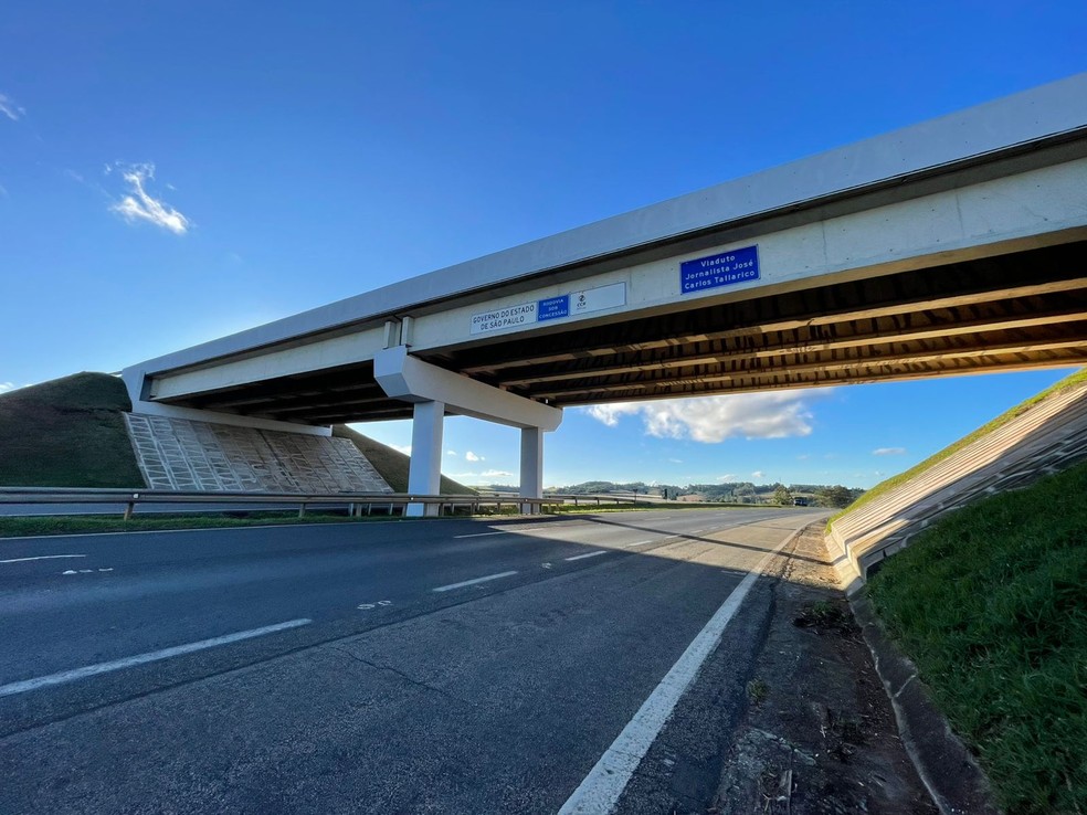 Local do acidente com ônibus de romeiros em Itapetininga (SP) após um ano — Foto: Carla Monteiro/g1