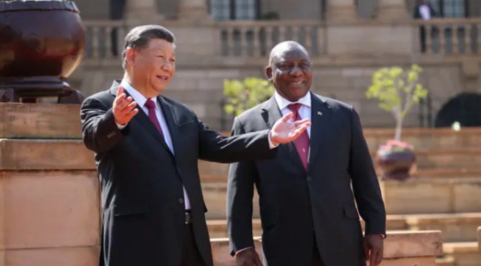 Em 2022, Pequim investiu US$ 5 bilhões (cerca de R$ 30 bilhões) nas economias africanas — Foto: EPA via BBC