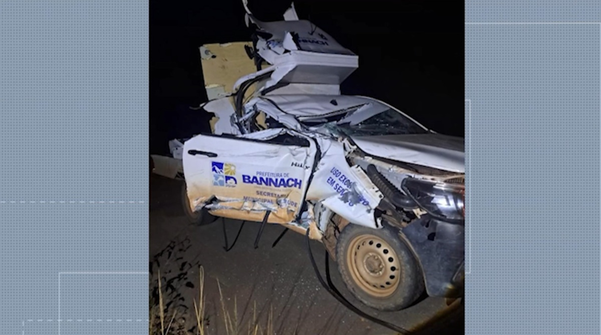 Técnica de enfermagem morre em acidente entre ambulância e caminhão no sul do Pará 