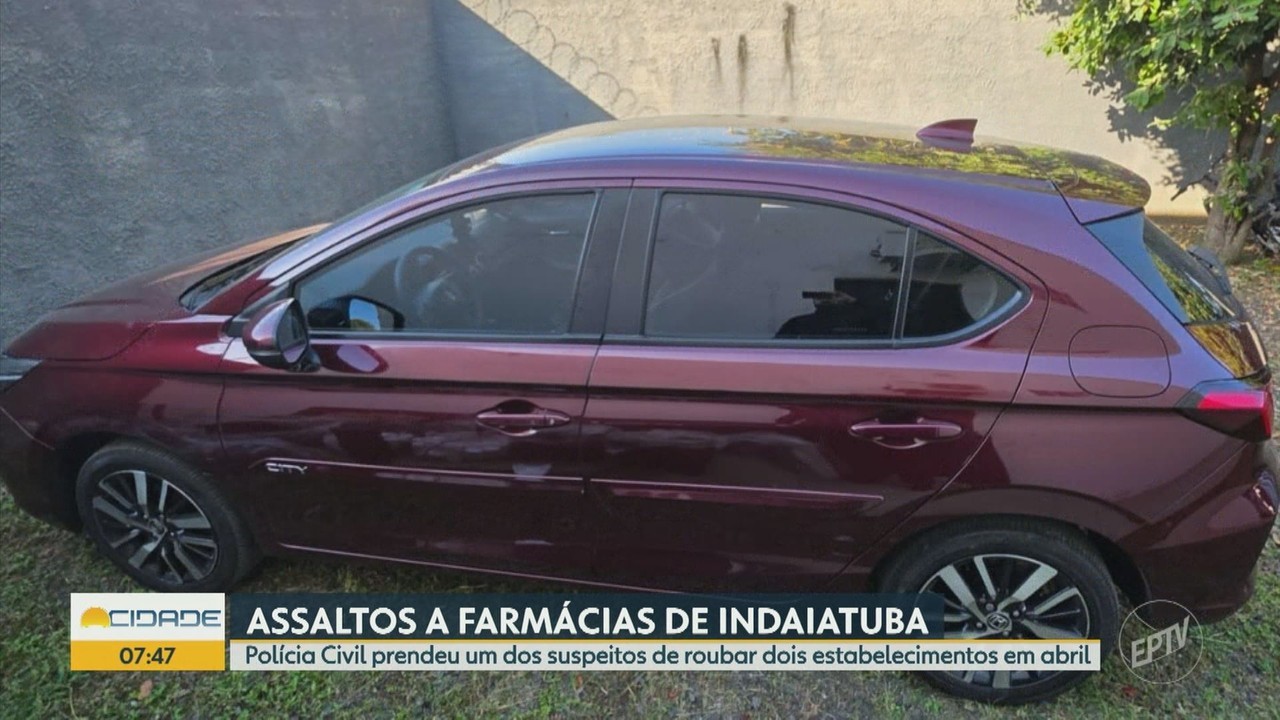 Polícia Civil prende suspeito de roubo a farmácias de Indaiatuba