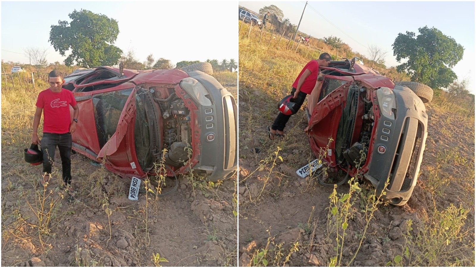 Policial civil sai da pista e morre em acidente no interior do Ceará