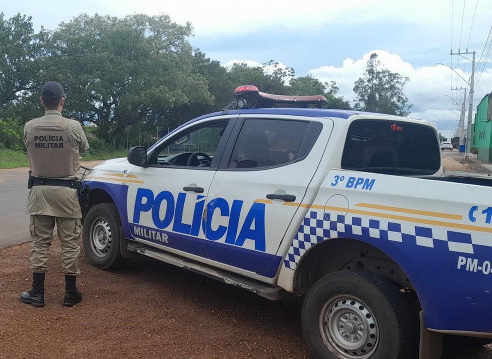 Viatura da Polícia Militar do Tocantins — Foto: Divulgação/ Polícia Militar