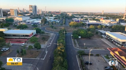 Drone do BDT traz imagens ao vivo da Av. NS 01