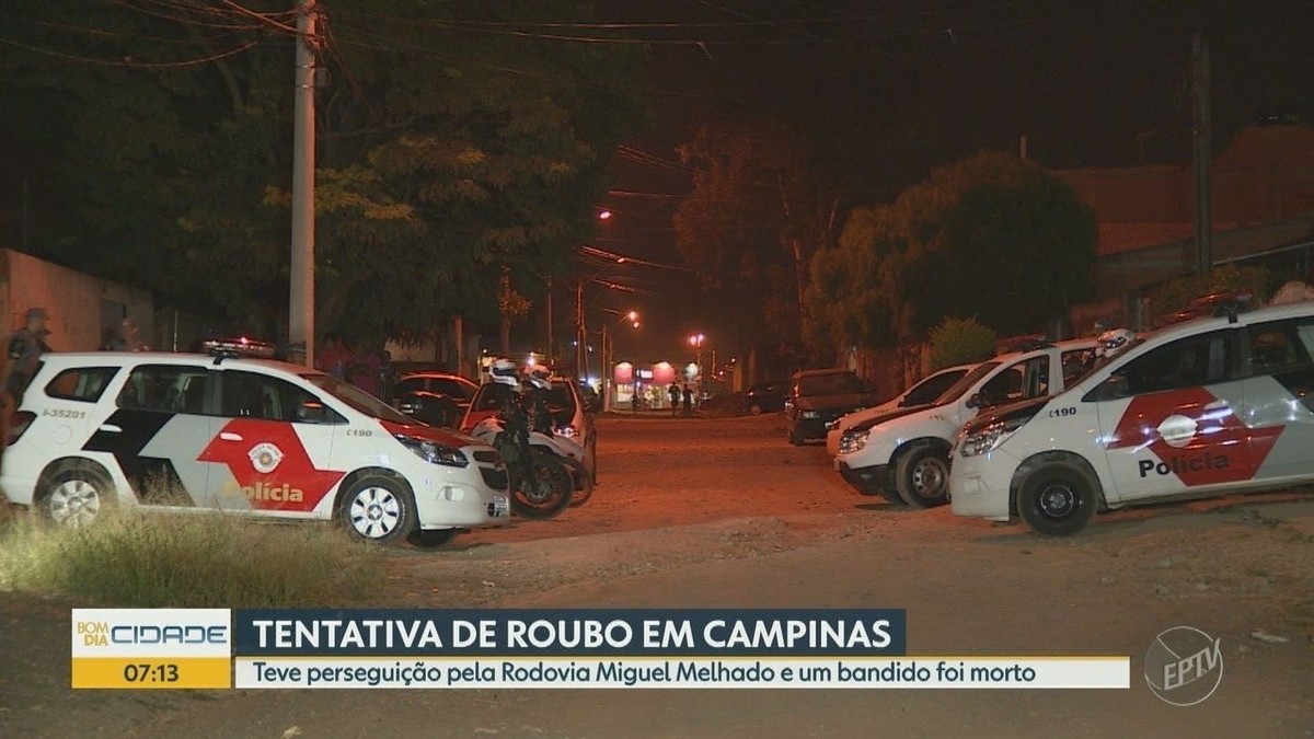 Tentativa de assalto termina em troca de tiros e morte em Campinas 