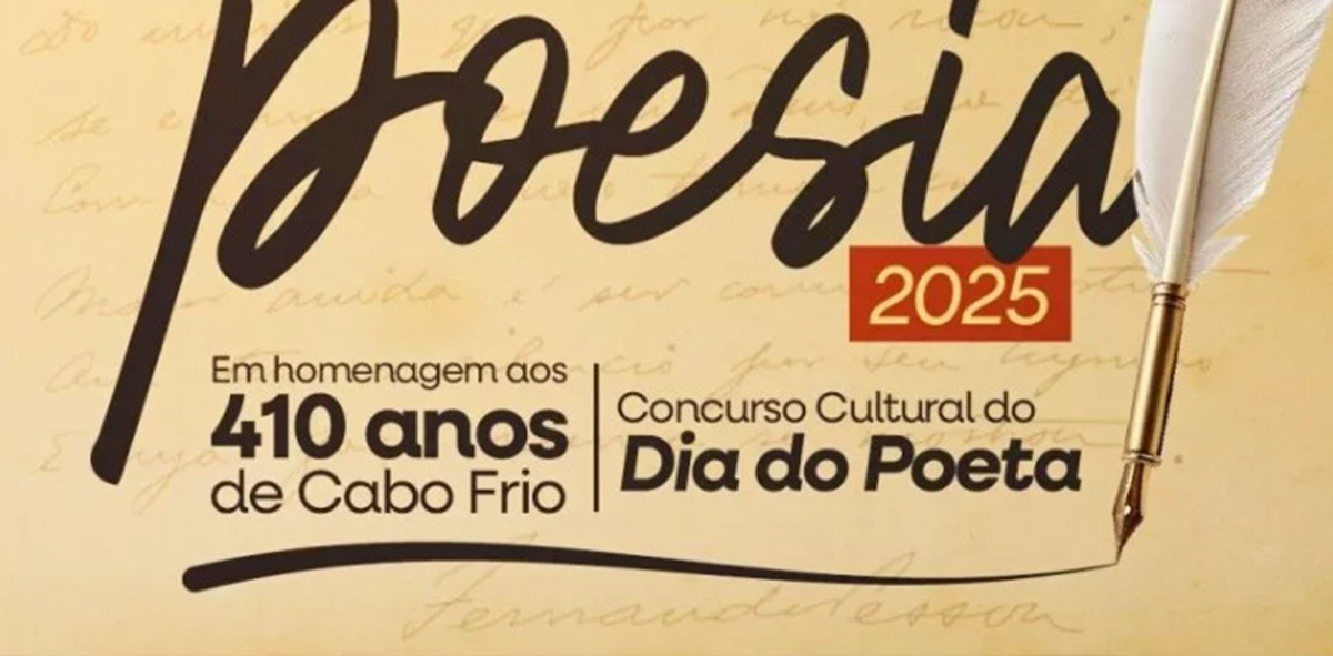 Cabo Frio lança concurso de poesia em comemoração aos 410 anos da cidade
