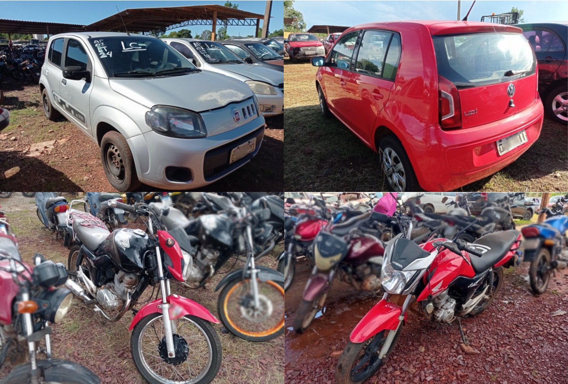 Detran-MS abre primeiro leilão de veículos de 2026 com motos e carros a partir de R$ 3,7 mil