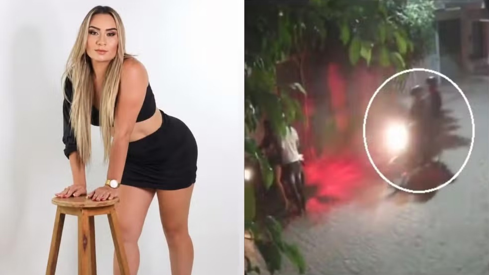 Vídeo mostra momento em que empresária é assassinada em frente de casa no interior do Ceará