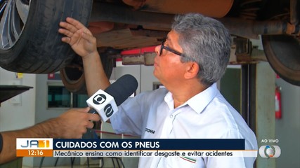 Mecânico explica como identificar desgaste no pneu para evitar acidentes