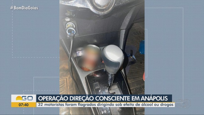 Mais de 30 motoristas so flagrados dirigindo sob efeito de lcool ou drogas, em Anpolis