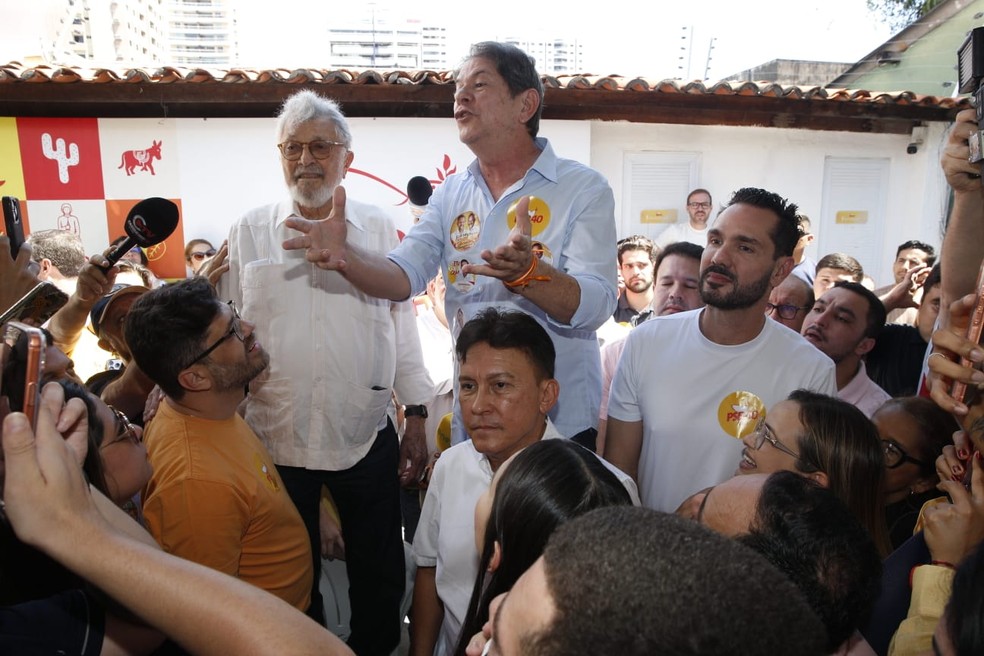 Senador Cid Gomes foi confirmado pelo PSB como candidato à reeleição para o cargo — Foto: Kid Júnior/SVM