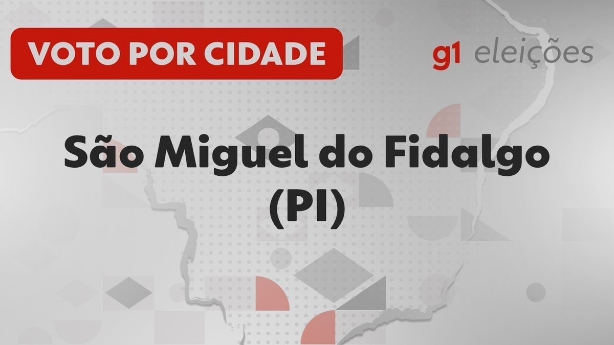 Eleições em São Miguel do Fidalgo (PI): Veja como foi a votação no 1º turno, Piauí
