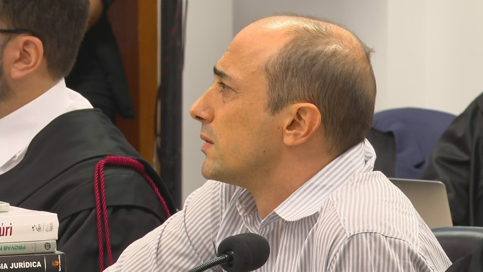 Caso Bernardo: pai da vítima, Leandro Boldrini, é réu em júri — Foto: Reprodução/RBS TV