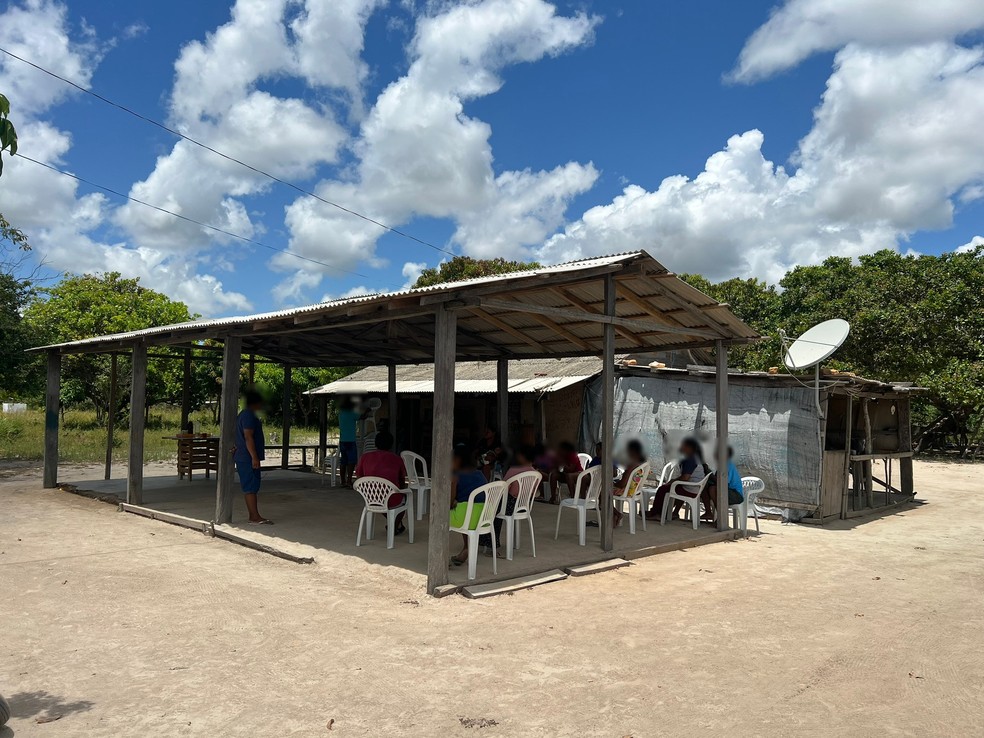 Comunidade Tarame, na Raposa Serra do Sol, no dia 30 de agosto de 2025 — Foto: Caíque Rodrigues/g1 RR