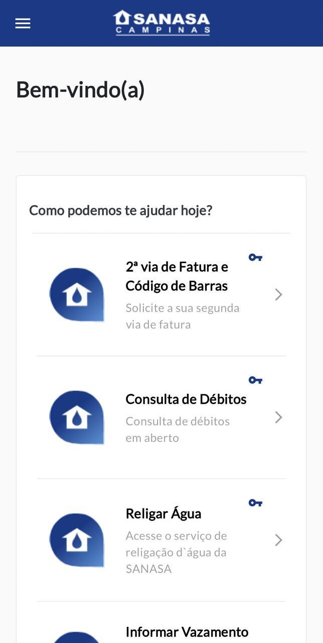 Saiba como usar o novo app da Sanasa para informar vazamentos, faltas d’água e consultar contas em Campinas