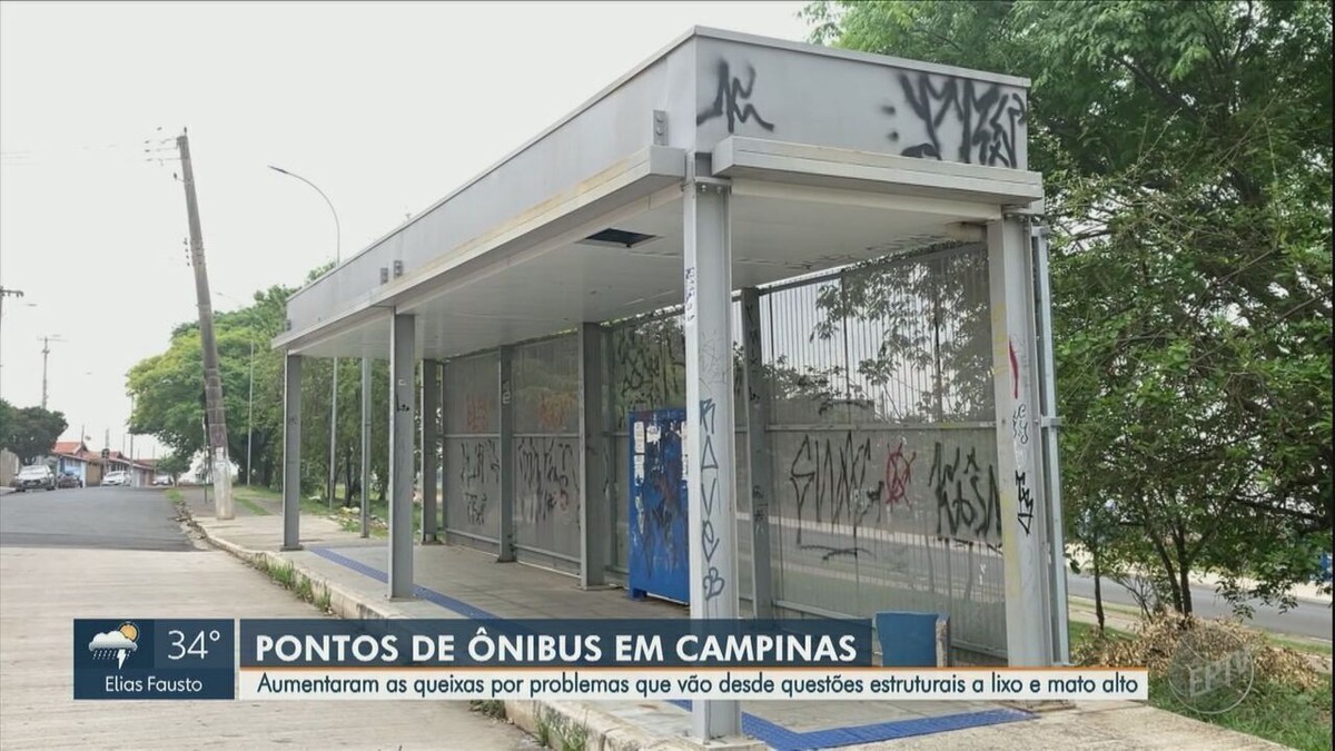 Campinas tem 800 pontos sem abrigos de ônibus; saiba quais são as principais reclamações da população