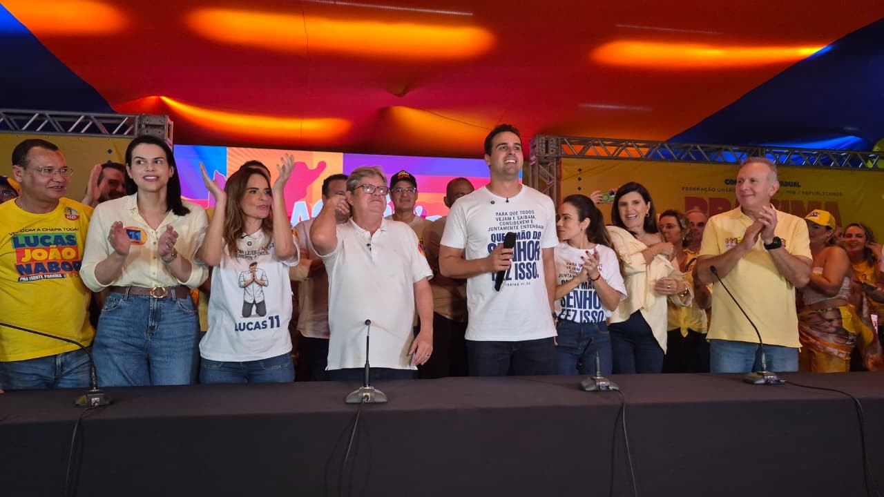 Lucas Ribeiro fala em 'levar o estado ainda mais longe' no primeiro discurso após vitória na Paraíba