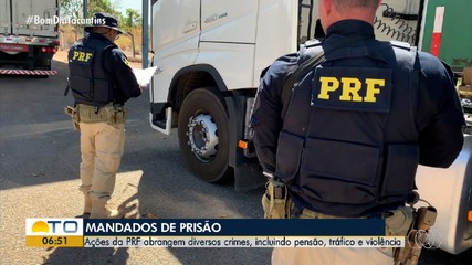 Ações da PRF no Tocantins resultam em prisões e combate a diferentes crimes