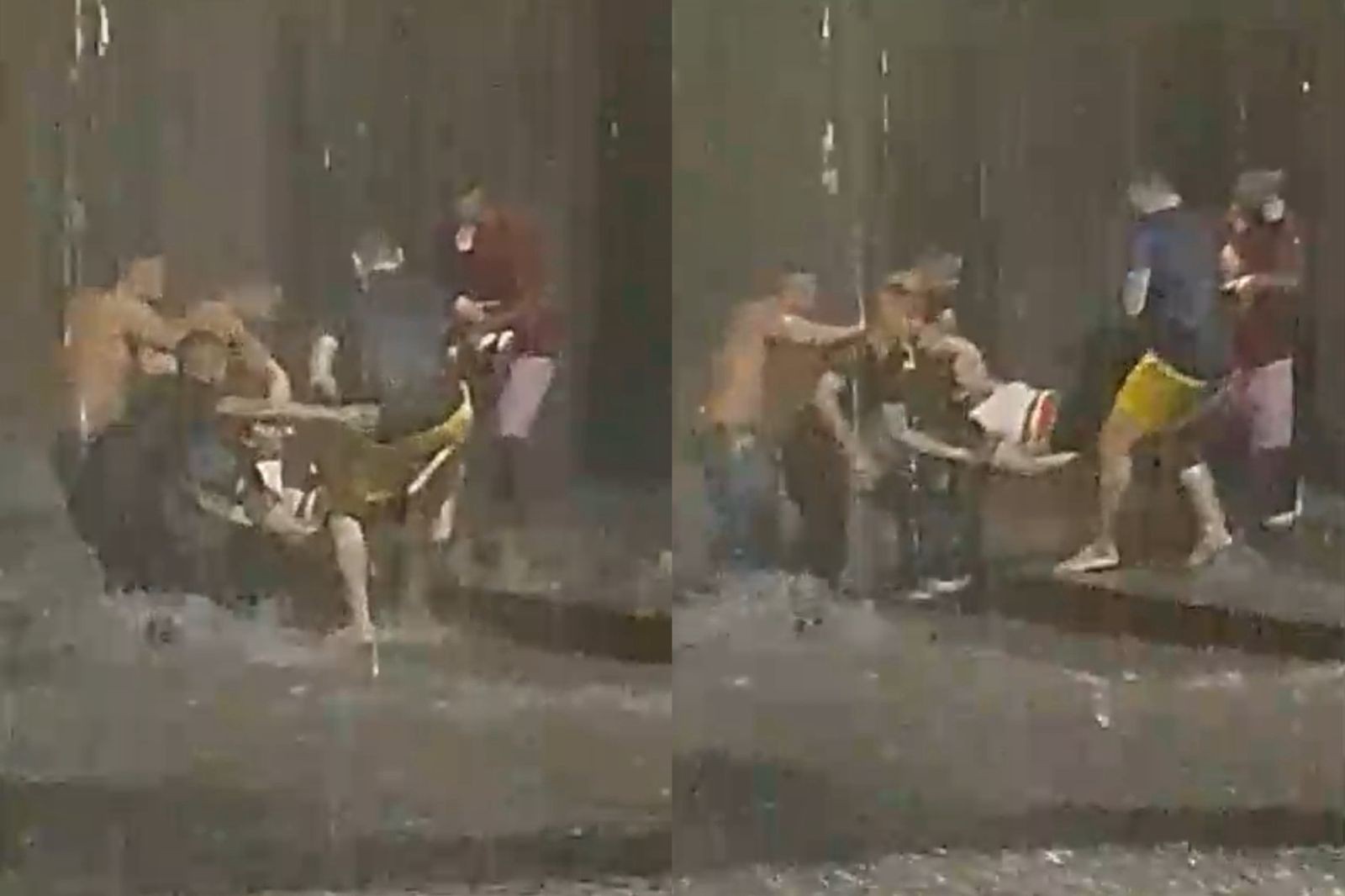 Vídeo: mulher é resgatada por moradores em meio à correnteza em avenida na Zona Sul de Teresina