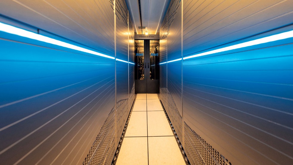 Supercomputador Santos Dumont — Foto: Reprodução - Laboratório Nacional de Computação Científica