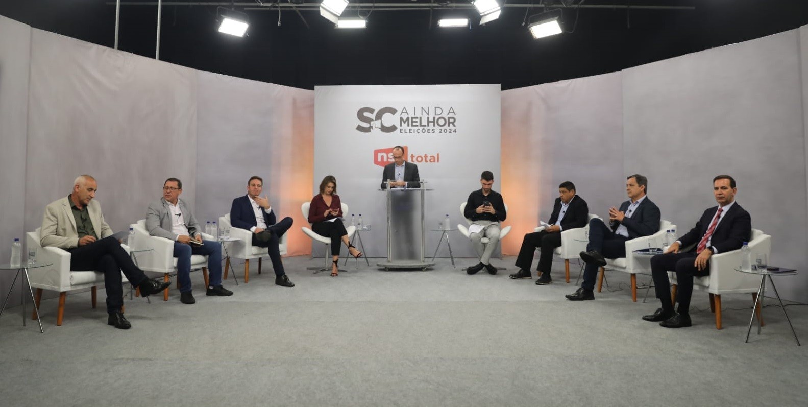 Eleições 2024: debate da NSC em Criciúma reúne 6 candidatos a prefeito; saiba como foi