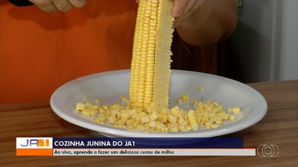 Veja o preparo do curau ao vivo no JA1