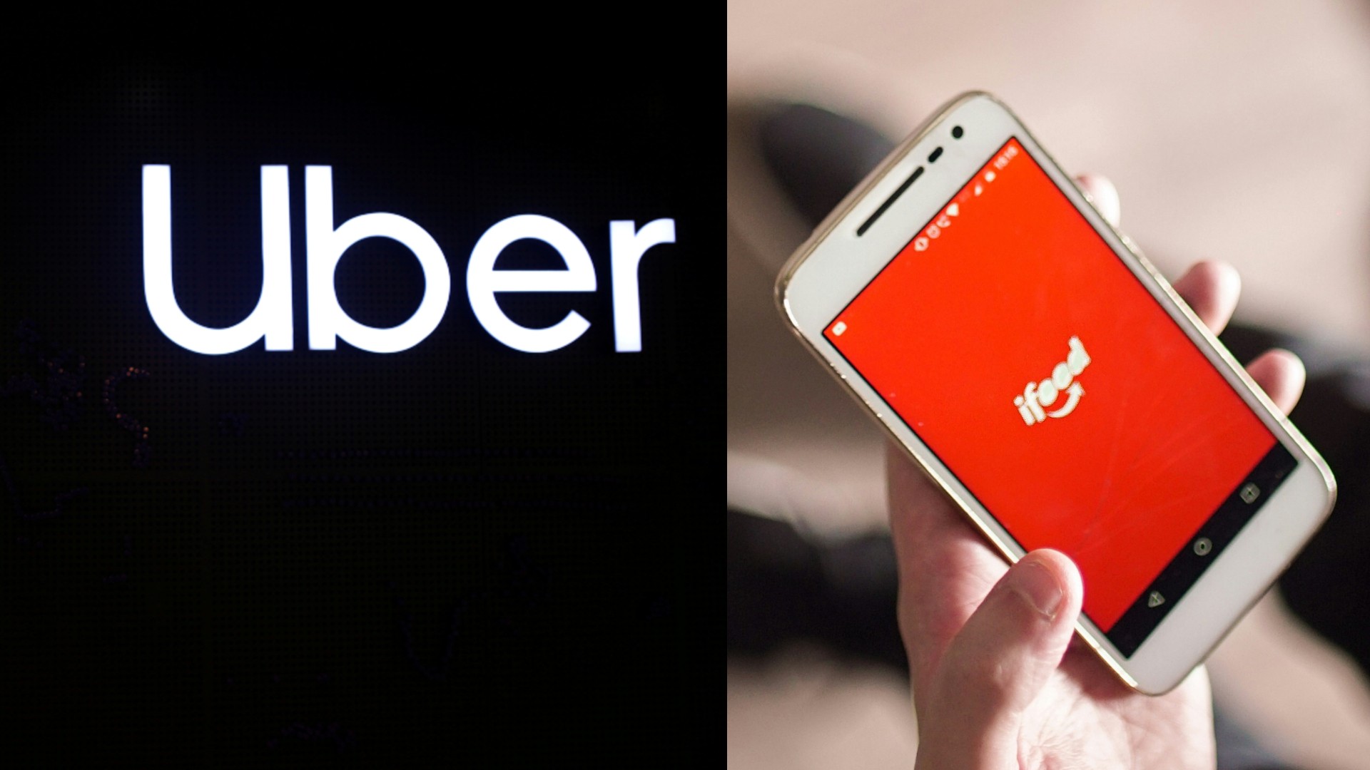 Parceria entre Uber e iFood vai permitir usar os dois serviços em um único app