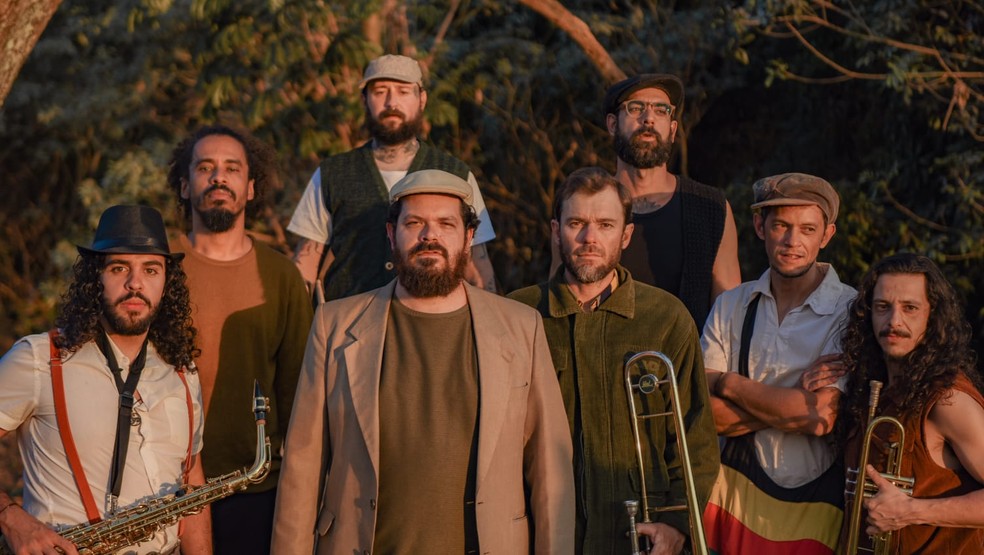 A banda Vindos da Mata — Foto: Divulgação