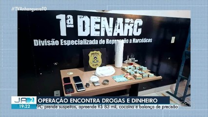 Dois suspeitos são presos com R$ 83 mil, cocaína e balança de precisão em Palmas