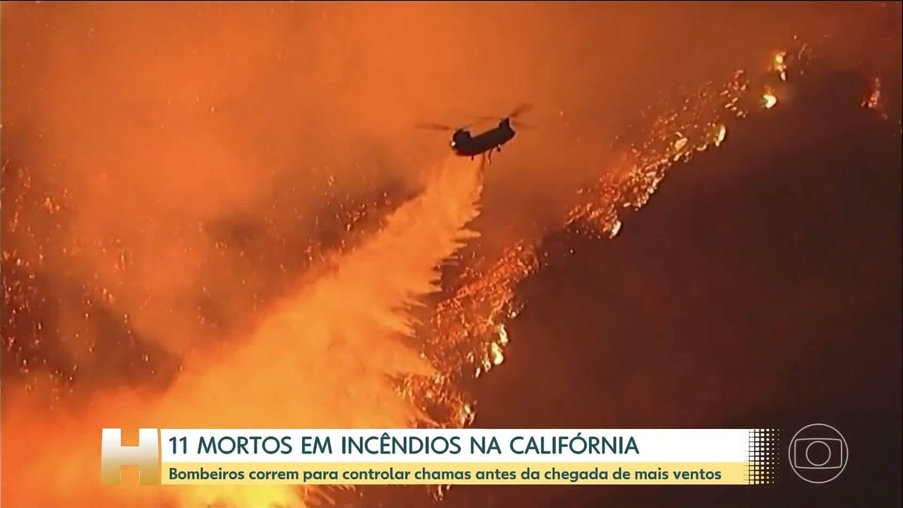 Incêndio em Los Angeles: fogo avança para nova área residencial, com casas de famosos como Schwarzenegger e LeBron James
