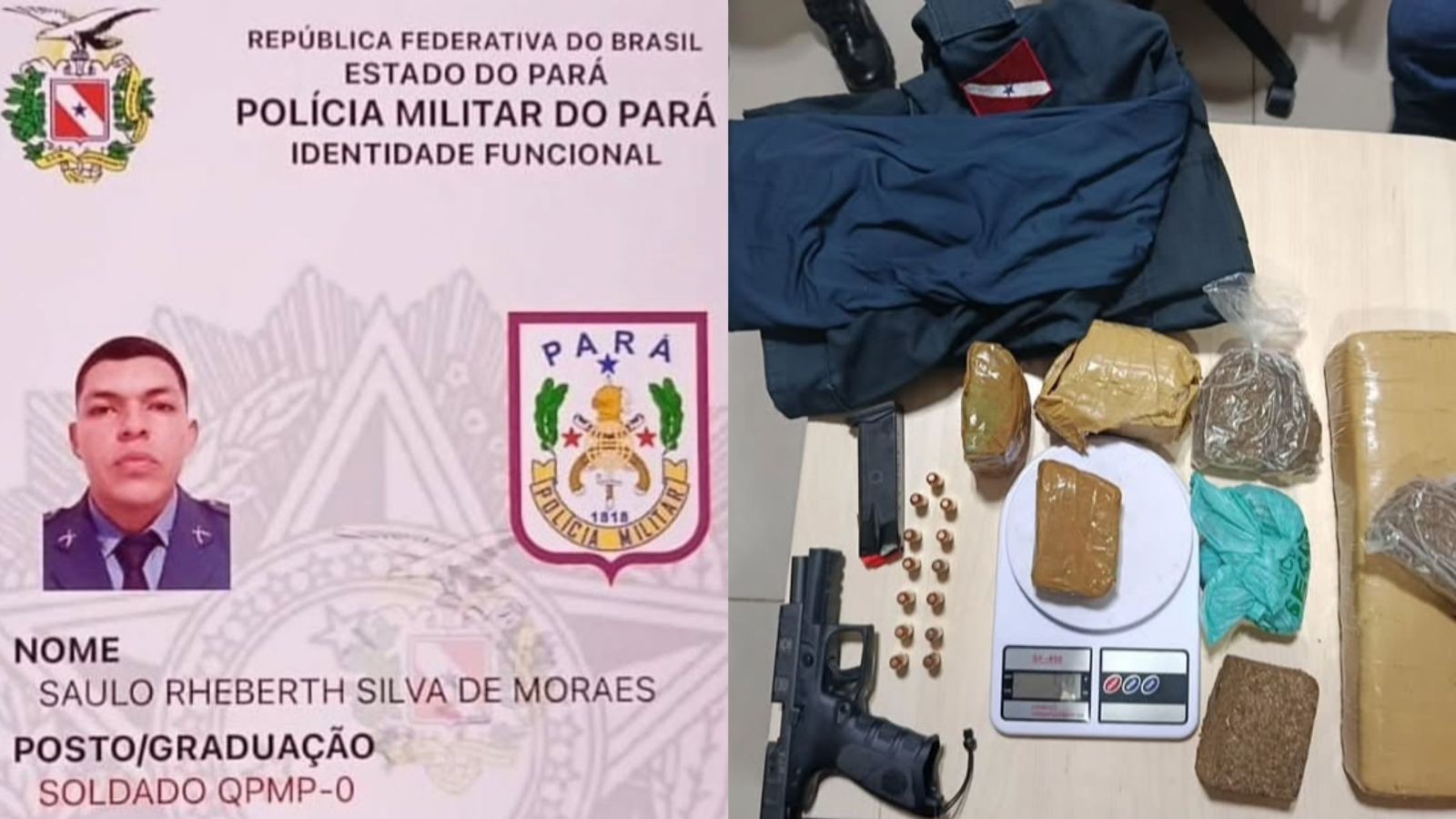Policial militar é preso suspeito de tráfico de drogas em Capanema