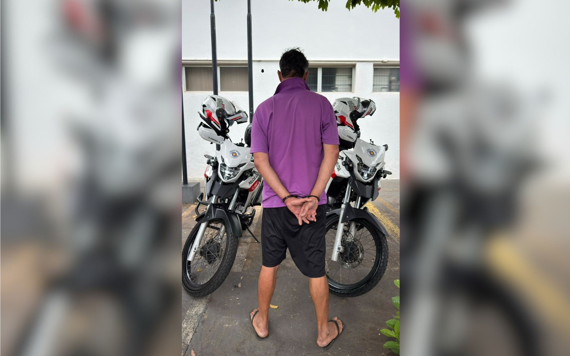 Homem é preso suspeito de agredir e causar queimaduras de segundo e terceiro graus na companheira 