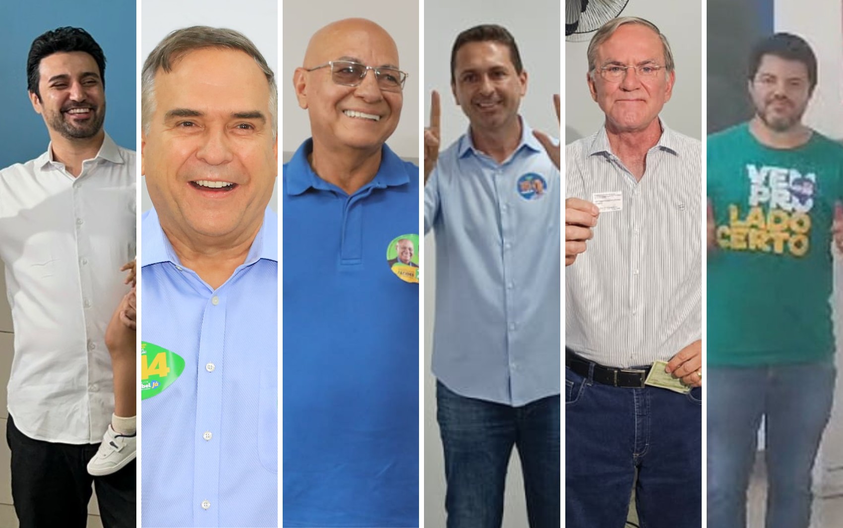 Siga: candidatos de Goiânia, Aparecida e Anápolis votam acompanhados de aliados