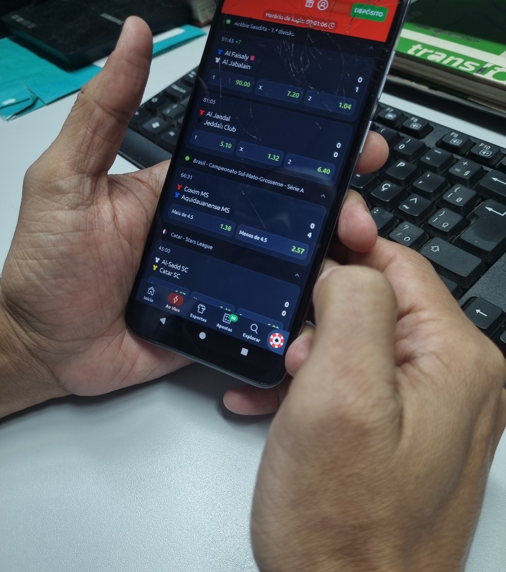 Perdas com os gastos em bets e jogos pode chegar a R$ 1,3 bilhão no Acre — Foto: Victor Lebre/g1