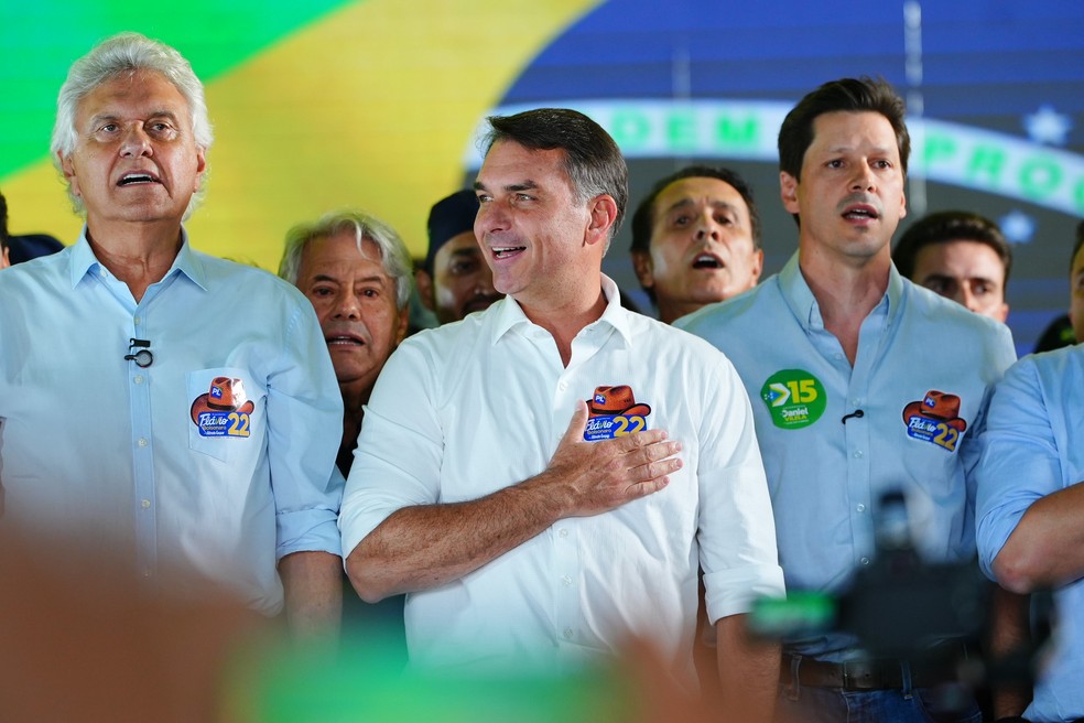Flávio Bolsonaro (PL) — Foto: Foto: Vittor Sales